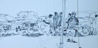 Original Car Drawings by Nicholas Vaughan