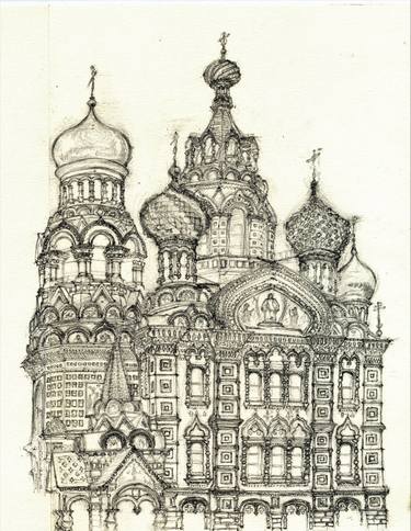 Print of Architecture Drawings by Nicholas Vaughan