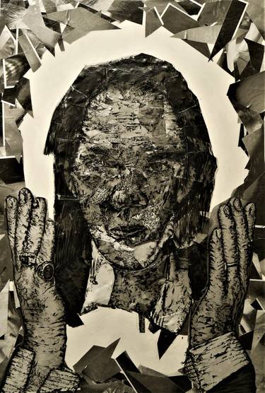 Print of Contemporary Portrait Mixed Media by Nicholas Vaughan