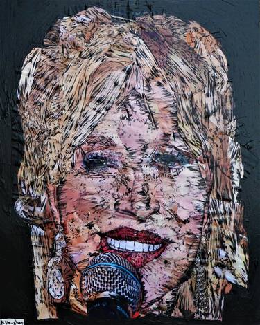 Original Portrait Mixed Media by Nicholas Vaughan