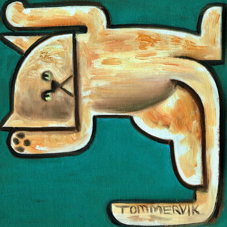Print of Abstract Animal Painting by Tommervik Paintings