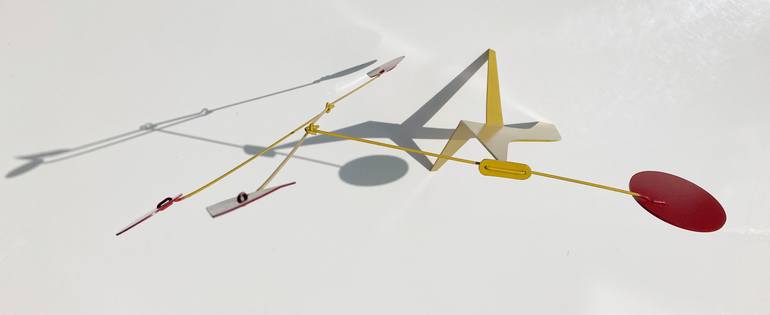 Original Kinetic Abstract Sculpture by Jan Bekker