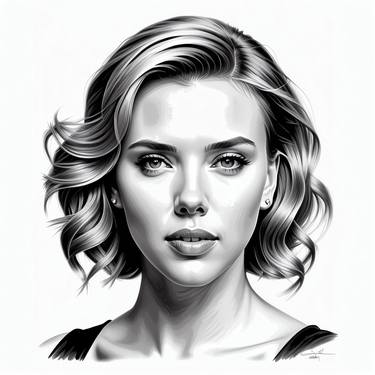 Print of Portraiture Pop Culture/Celebrity Digital by MikLukho McLay