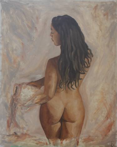 Original Abstract Expressionism Women Painting by Suzanne Bean