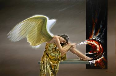 Original Realism Abstract Paintings by Fidel Garcia