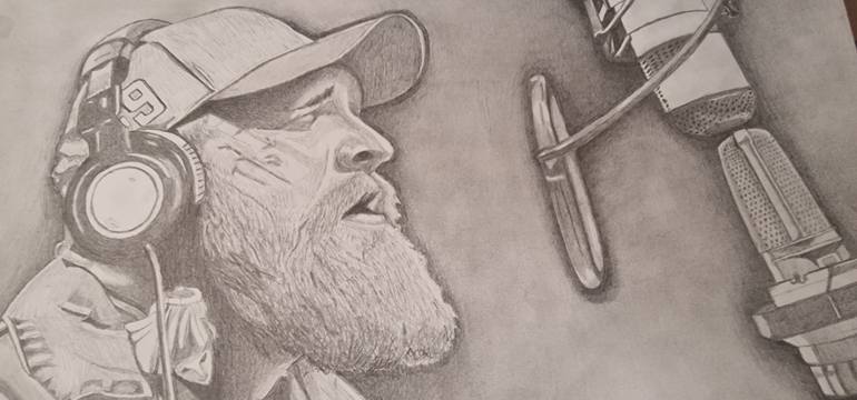 Original Portraiture Music Drawing by ĐAni BačElić