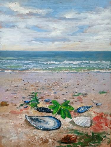 Print of Impressionism Beach Paintings by Helena Rozhko
