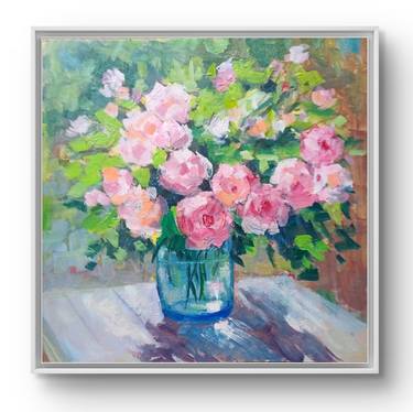Original Impressionism Floral Paintings by Helena Rozhko