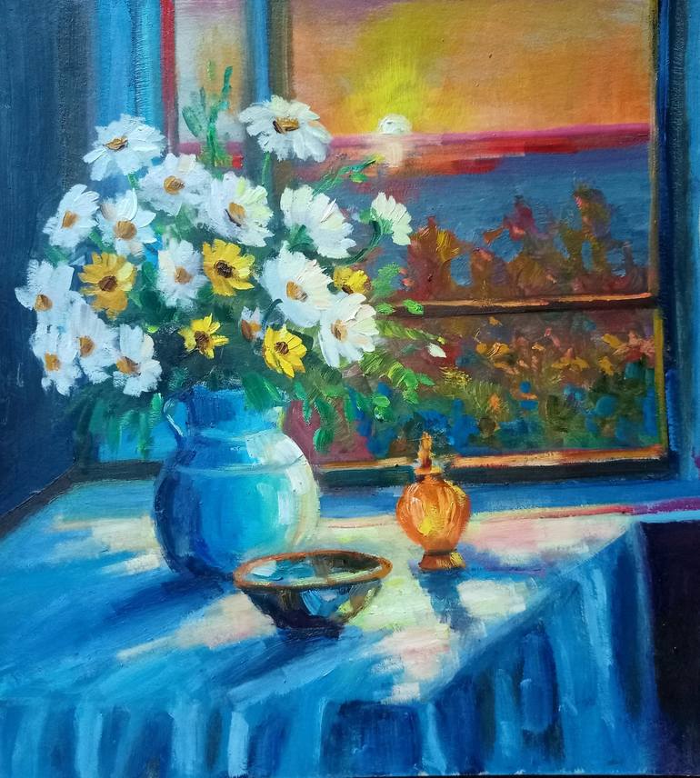 Print of Contemporary Still Life Paintings by Helena Rozhko