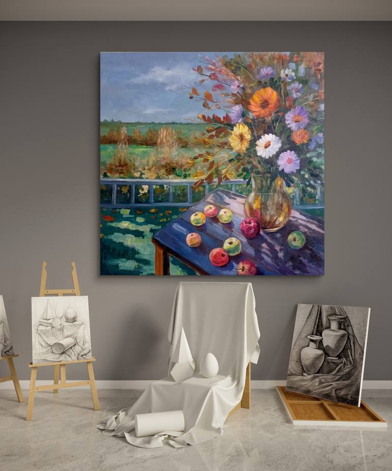 Original Contemporary Landscape Painting by Helena Thin