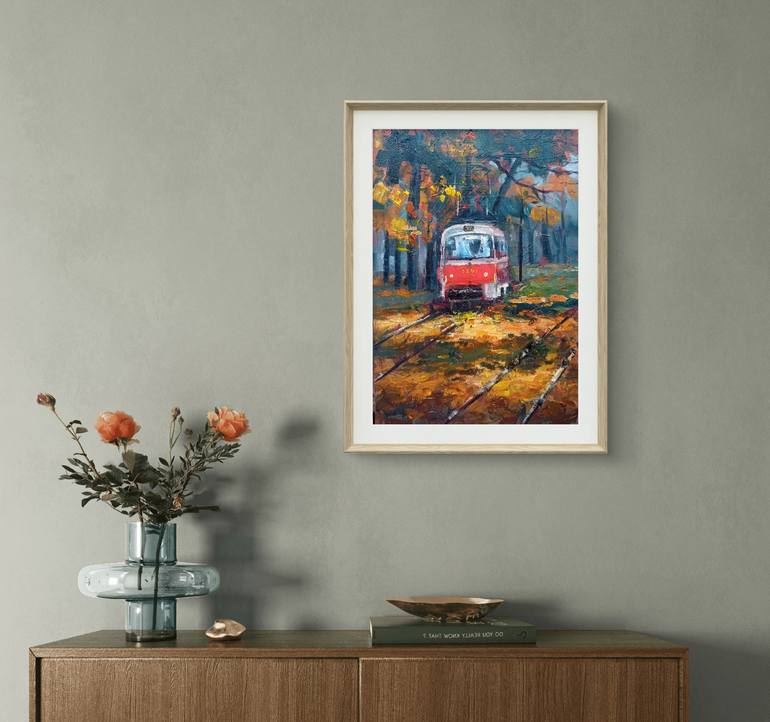 Original Contemporary Cities Painting by Helena Thin