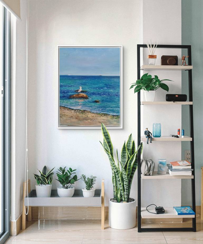 Original Contemporary Seascape Painting by Helena Rozhko