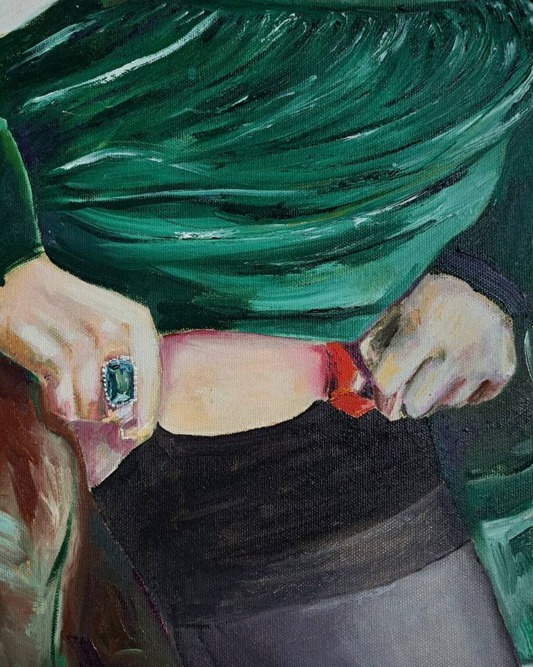 Original Contemporary Women Painting by Unita Jaunzema