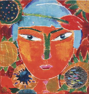 Original Expressionism Women Printmaking by Claudia Blume