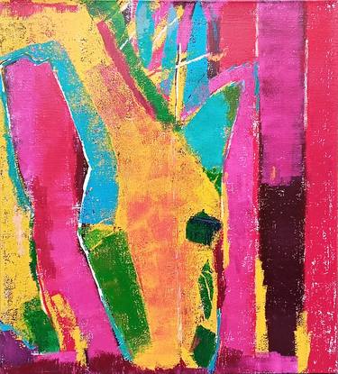 Original Expressionism Horse Printmaking by Claudia Blume