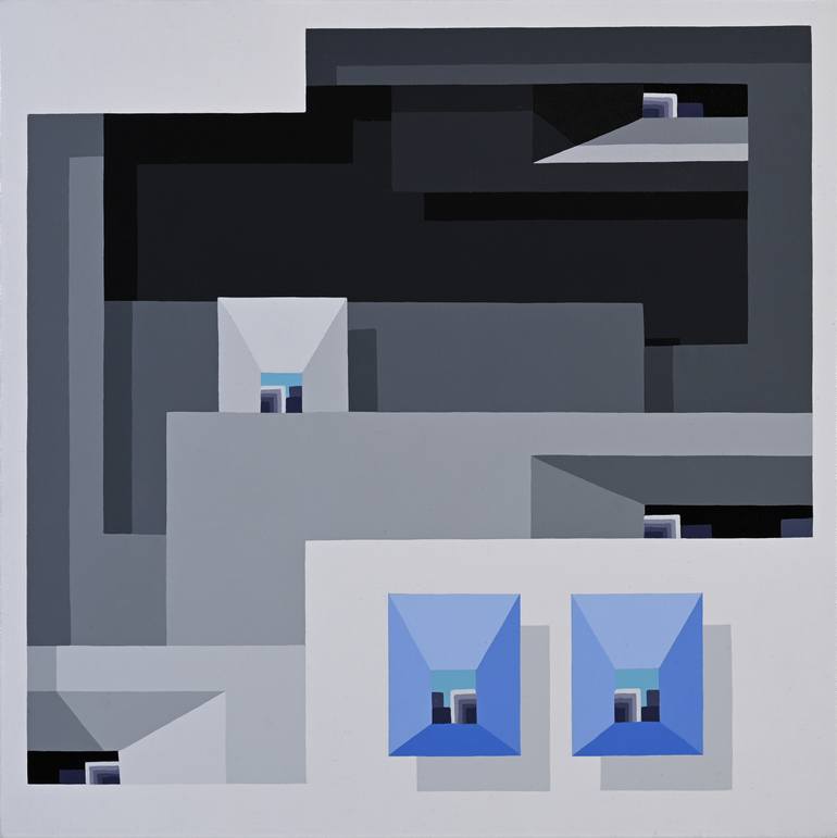 Original Abstract Painting by Sungwon Moon | Color Field Painting Art on Canvas | to stay in the time of the past for a while10-3