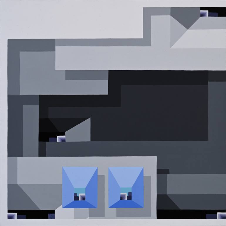Original Abstract Painting by Sungwon Moon | Color Field Painting Art on Canvas | to stay in the time of the past for a while10-4