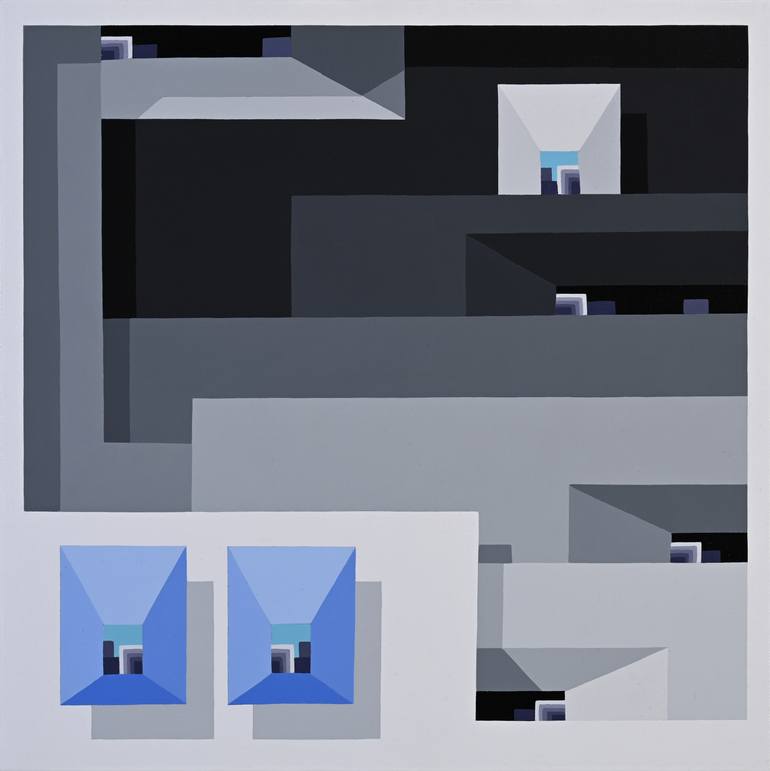 Original Abstract Painting by Sungwon Moon | Color Field Painting Art on Canvas | to stay in the time of the past for a while10-5