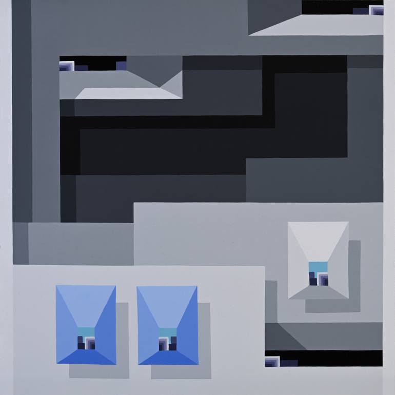 Original Abstract Painting by Sungwon Moon | Color Field Painting Art on Canvas | to stay in the time of the past for a while15-1