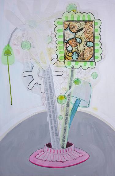 Original Street Art World Culture Painting by Lee Bazen