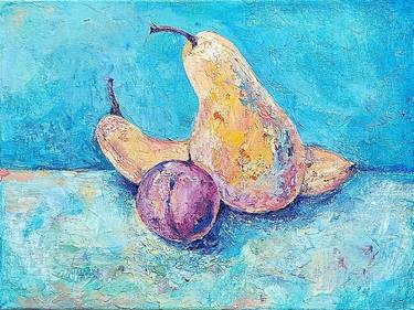 Original Abstract Expressionism Food & Drink Paintings by Janice Schlosser