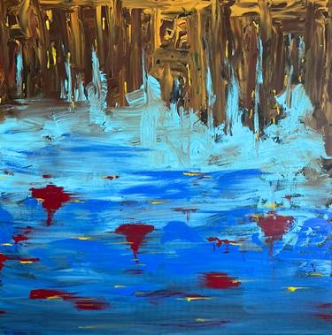 Original Abstract Expressionism Abstract Paintings by Nishant Badami