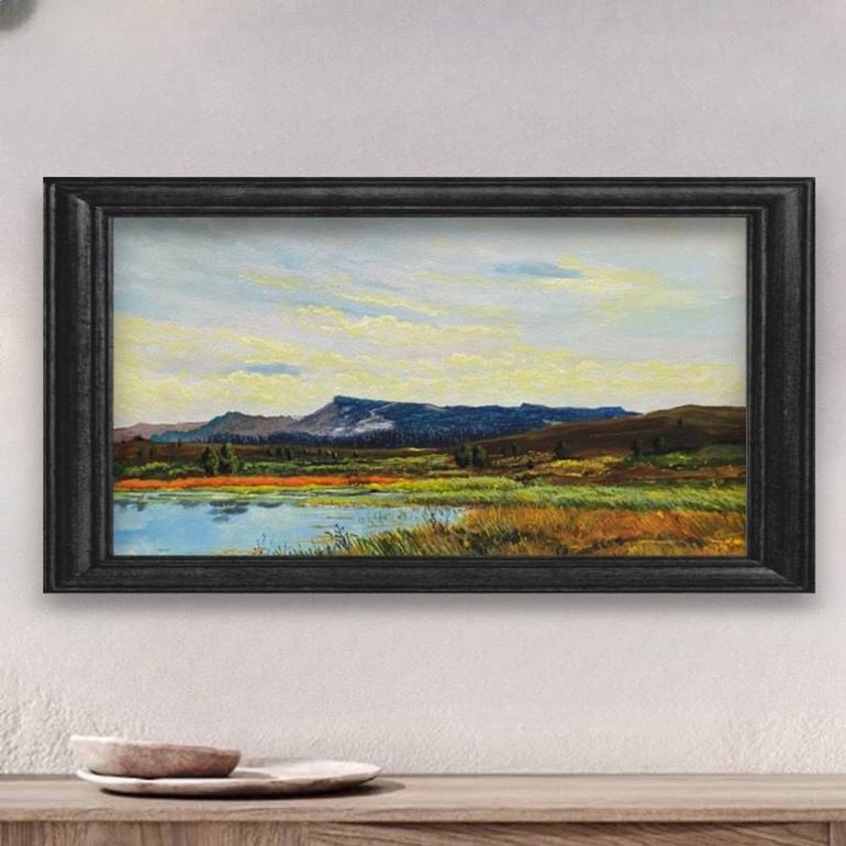 Original Impressionism Landscape Painting by Savaş Çakır