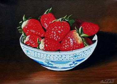 Original Photorealism Food & Drink Paintings by Savaş Çakır