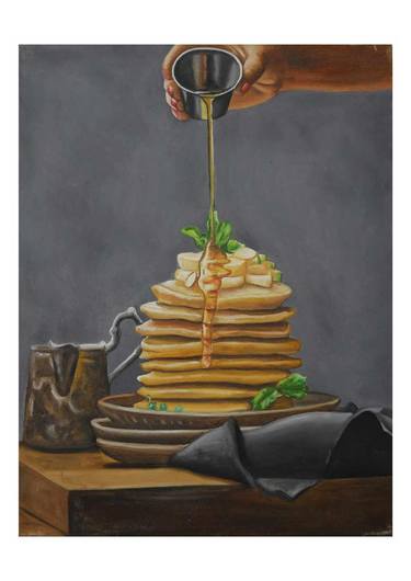Original Illustration Food & Drink Paintings by Aanavi Chawla