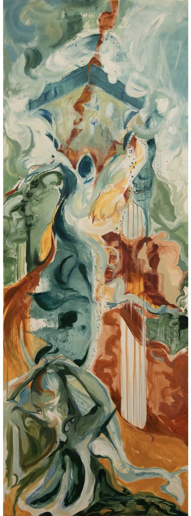 Print of Abstract Expressionism Abstract Paintings by Yasaman Mollasalehi