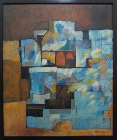Original Abstract Expressionism Abstract Paintings by Branko Velichkovski