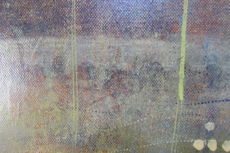 Original Abstract Expressionism Abstract Painting by Branko Velichkovski