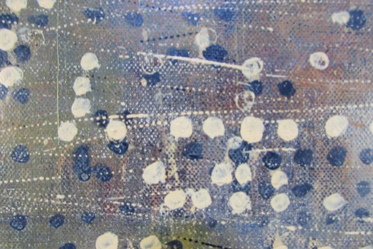 Original Abstract Expressionism Abstract Painting by Branko Velichkovski