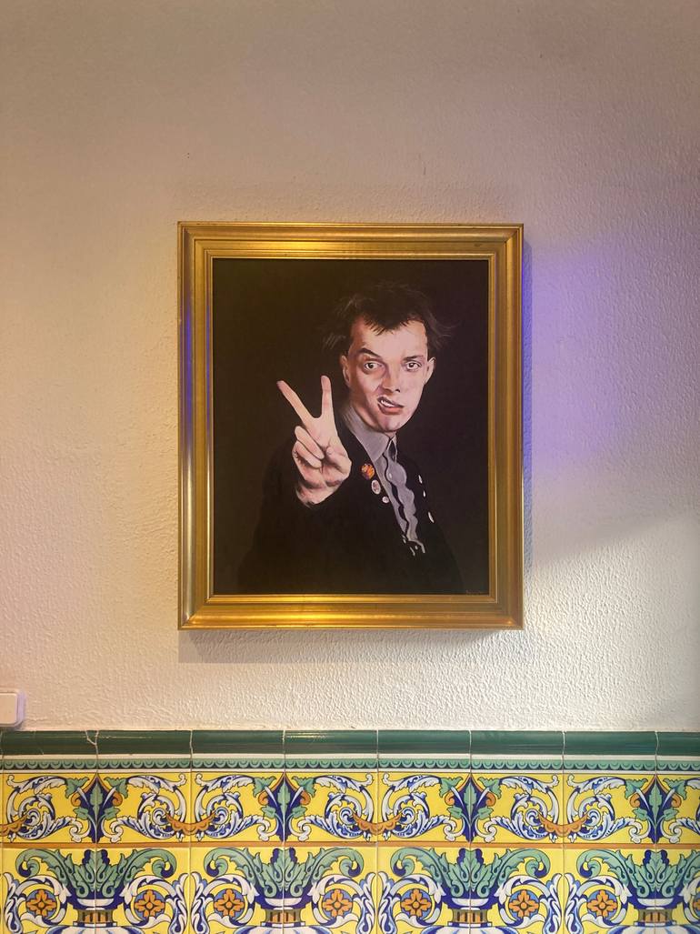 Original Realism Pop Culture/Celebrity Painting by Jaume X