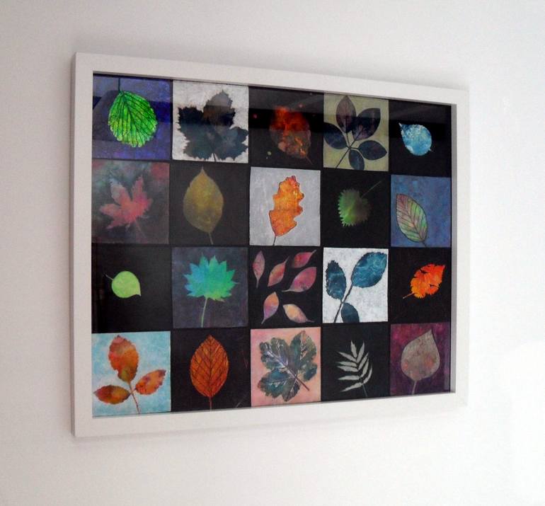 Original Expressionism Botanic Mixed Media by Angie Cotterill