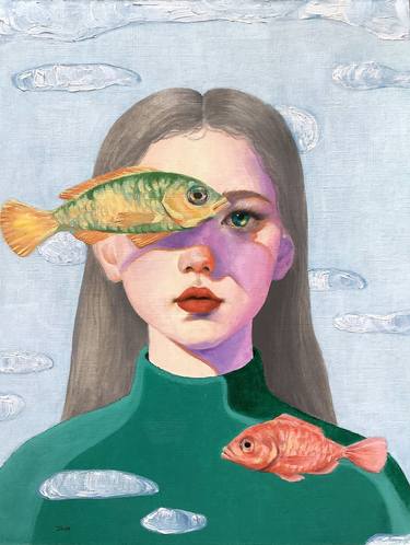 Original Contemporary Fantasy Paintings by Joule Kim