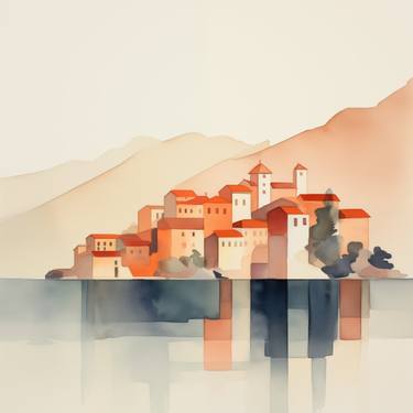 Original Contemporary Architecture Digital by Adam Drake