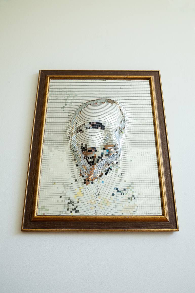 Original Futurism Body Sculpture by Yasmine Faddal