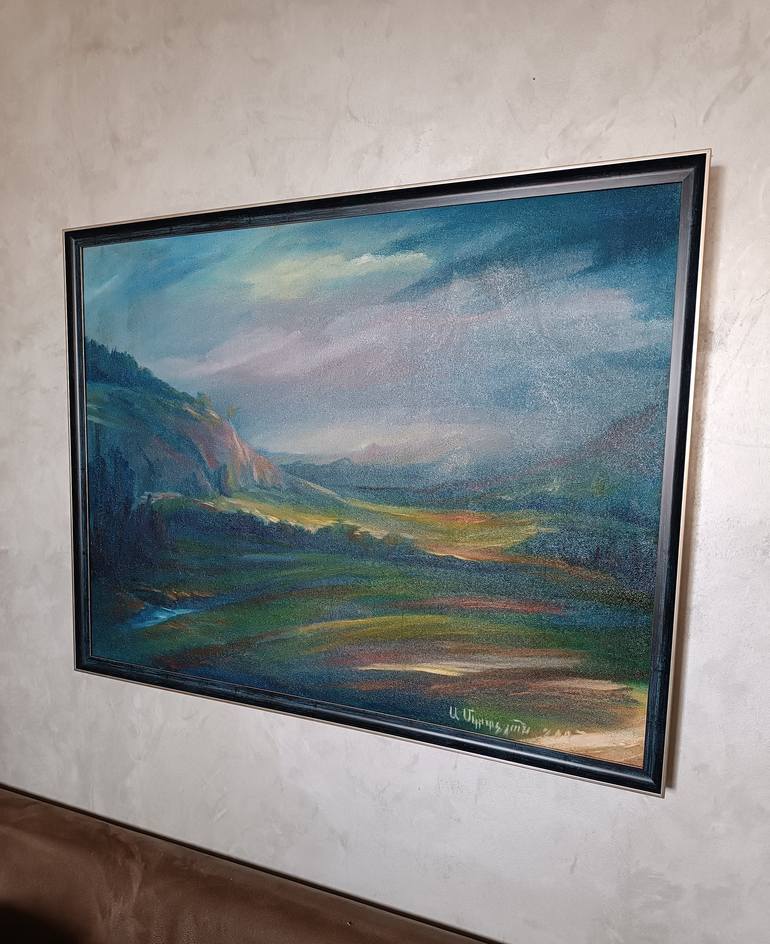 Original Contemporary Landscape Painting by Arkadi Mkrtchyan
