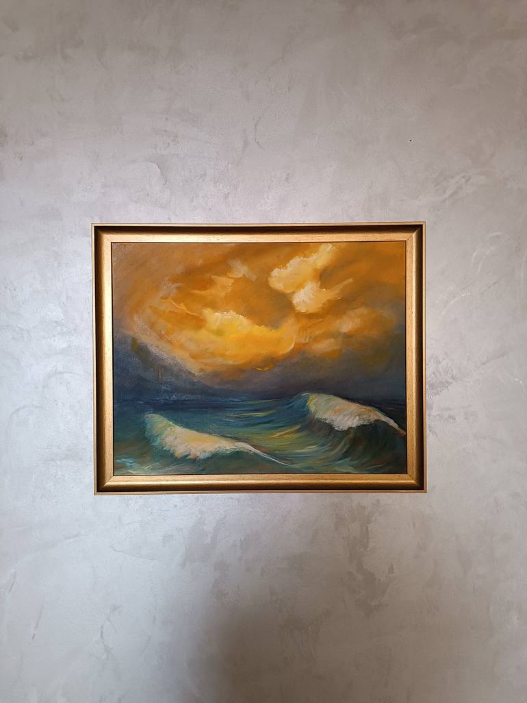 Original Seascape Painting by Arkadi Mkrtchyan