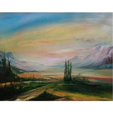 Original Landscape Painting by Arkadi Mkrtchyan