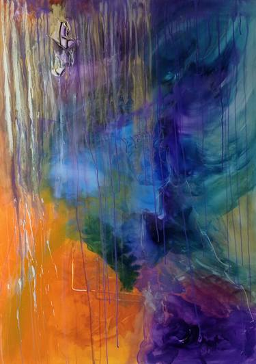 Original Abstract Expressionism Abstract Painting by Tereza Jacob