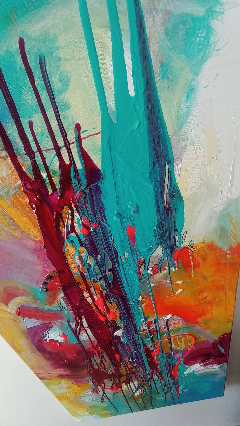 Original Abstract Expressionism Abstract Painting by Tereza Jacob