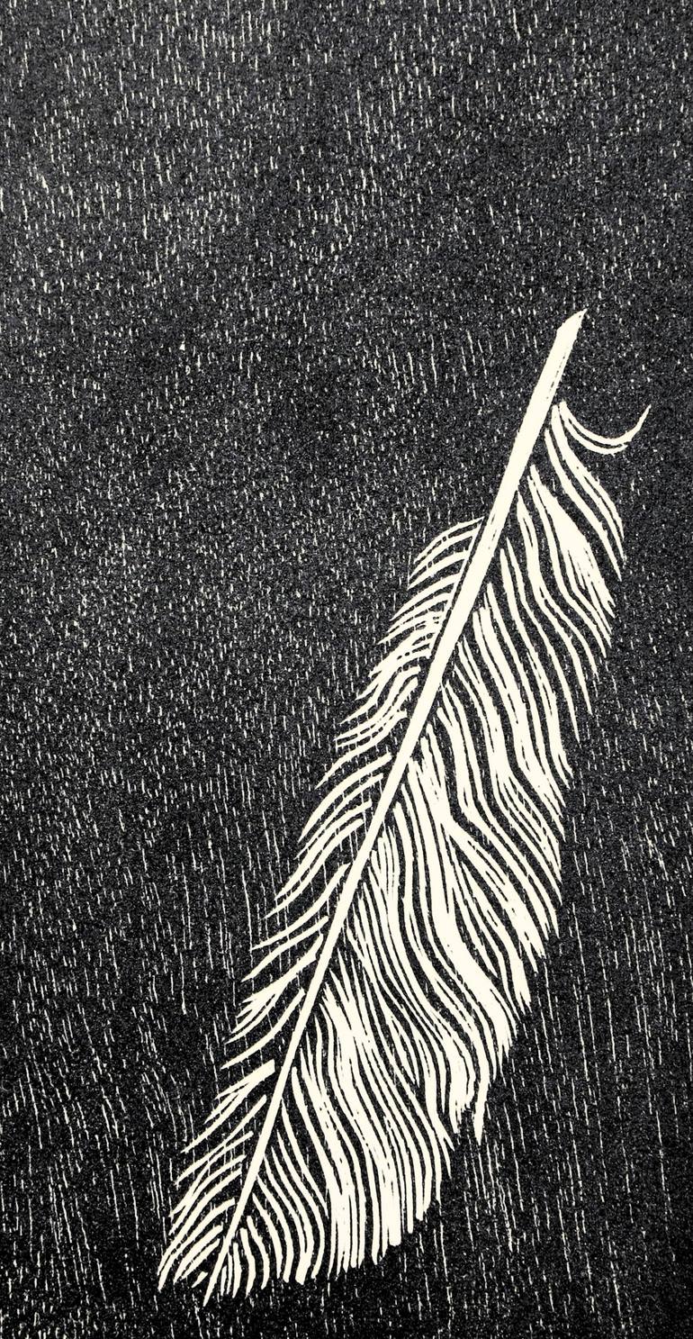 Original Black & White Nature Printmaking by Amanda Palmer