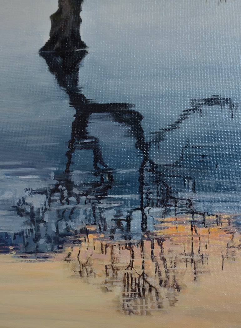 Original Photorealism Nature Painting by Anna Mamonkina