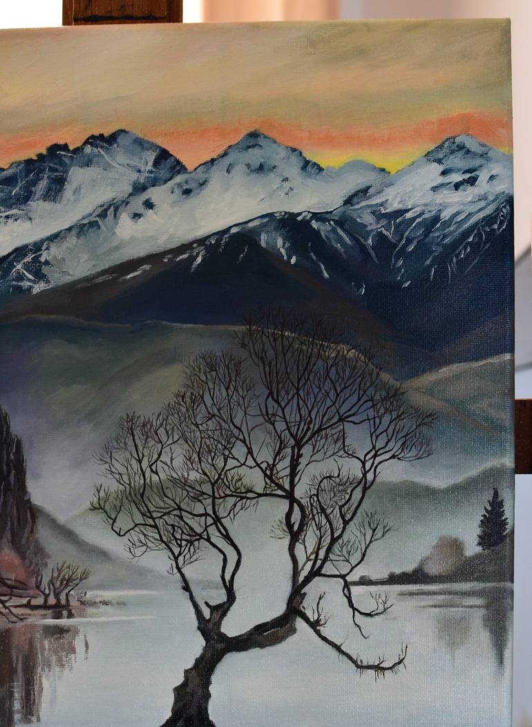 Original Photorealism Nature Painting by Anna Mamonkina