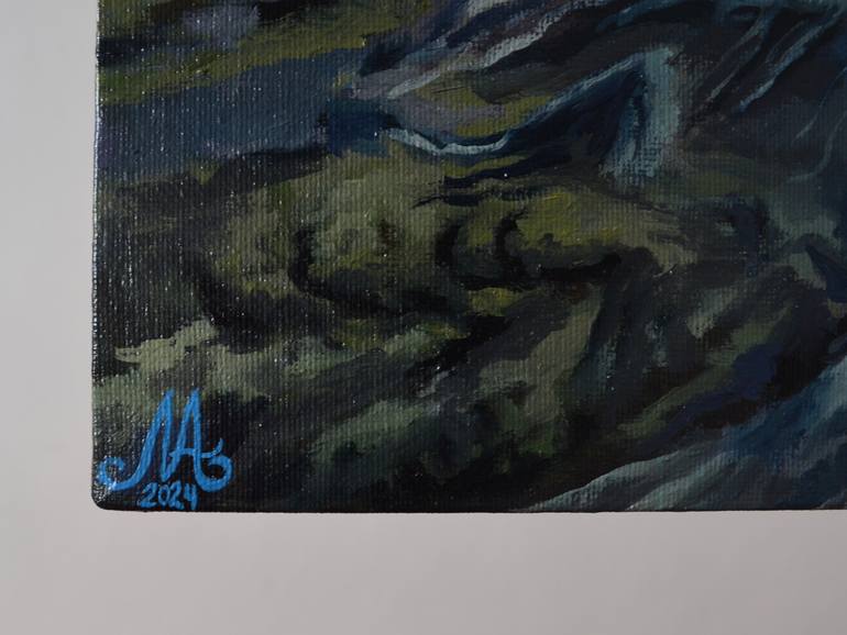 Original Photorealism Landscape Painting by Anna Mamonkina
