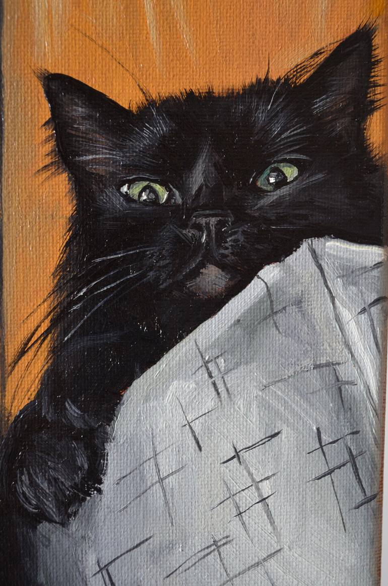 Original Photorealism Animal Painting by Anna Mamonkina