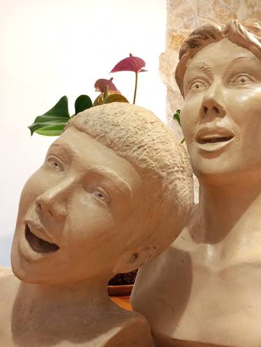 Original Portraiture People Sculpture by JUANMI FIGUEIRA