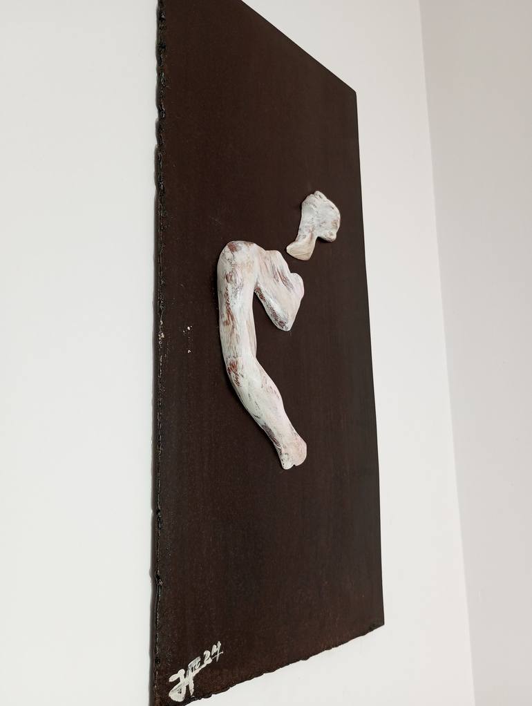 Original Figurative Time Sculpture by JUANMI FIGUEIRA